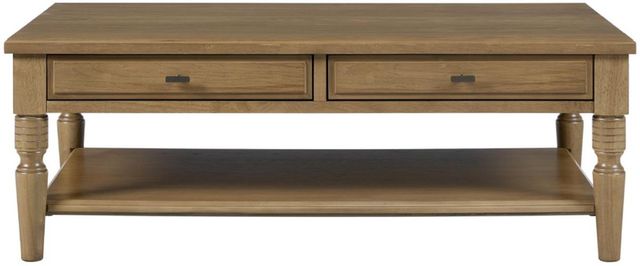 Bernards Tarrington Almond Cocktail Table-2