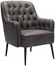 Zuo® Modern Tasmania Vintage Black Accent Chair-0