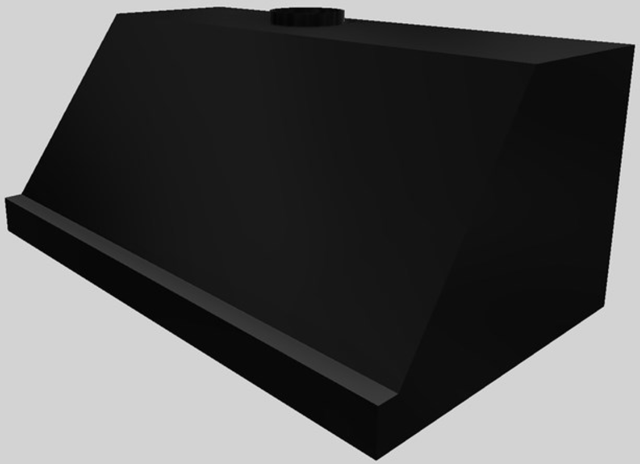 Vent-A-Hood® 42" Wall Mounted Range Hood-Black-1