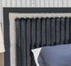 Signature Design by Ashley® Zuraleus Black Upholstered Queen Panel Headboard-1