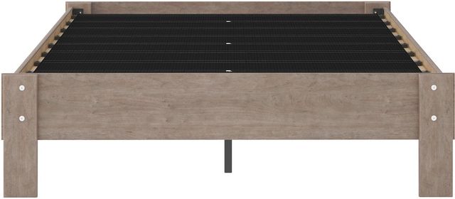 Signature Design by Ashley® Flannia Gray Full Platform Bed-1