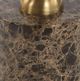 Uttermost® Verlin Brass Drink Table with Marble Base-5