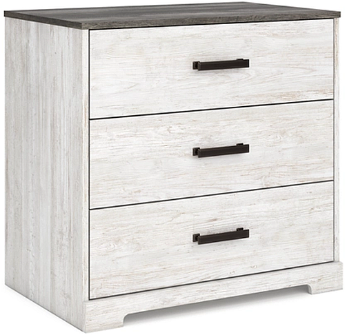 Signature Design by Ashley® Shawburn Dark Charcoal Gray/White Chest of Drawers-0