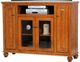 American Heartland Manufacturing Oak 57" Tall Deluxe TV Stand-0