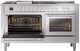 Ilve® Professional Plus II 60" Stainless Steel Pro Style Dual Fuel Range-2