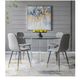 A & B Home Fausta 4-Piece Gray Dining Chair Set-2