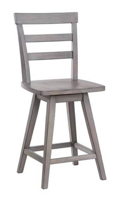 Urban Styles Furniture Newport Gray Swivel Counter Chair-0