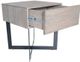 Moe's Home Collection Tiburon Pale-Grey Side Table with Metal Base-2