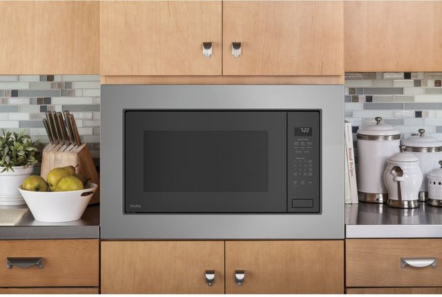 GE Profile™ 2.2 Cu. Ft. Stainless Steel Built-In Microwave Oven-5