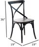 Nest Home Collections Redmond Antique Black Dining Chair-3
