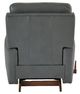 La-Z-Boy® Apollo Blue Grey Leather Manual Rocking Recliner-3