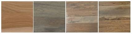 Country View Woodworking Customizable Bakersfield Hickory Top 40" Dining Table with 2-Leaves and Brown Maple Base-3