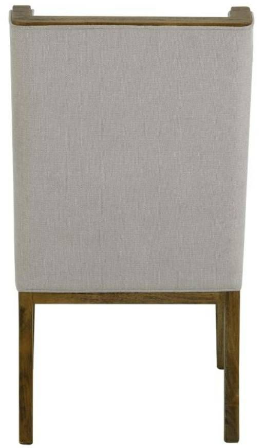 International Furniture Direct Balam Ivory-Stained Brown Side Chair-3