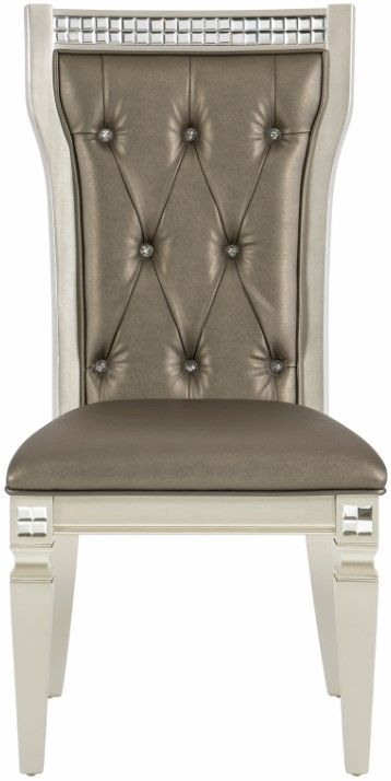 Mazin Furniture Juliette Champagne Dining Side Chair-1