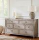 Bassett® Furniture Ventura Chalk Slate Dresser-4