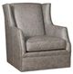 King Hickory Customizable Gracie Leather Swivel Chair-0
