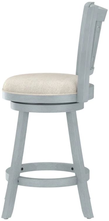 HH2 Home Glenway Brushed Gray Counter Height Stool-2