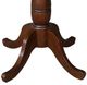 John Thomas Furniture® Dining Essentials Espresso Table Top with Espresso Traditional Pedestal Base-2