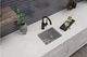 Elkay Crosstown® Polished Satin 15"1-Hole Single Bowl Dual Mount Bar Sink Kit-2