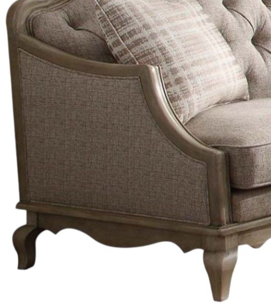 ACME Furniture Chelmsford Antique Taupe/Beige Loveseat-2