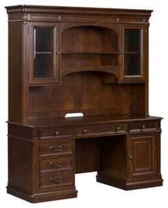 Liberty Furniture Brayton Manor Cognac Jr. Executive Credenza Set