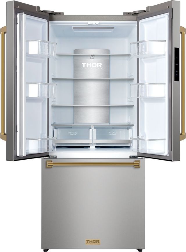 Thor Kitchen® Gordon Ramsay Series 30 in. 17.7 Cu. Ft. Stainless Steel Counter Depth French Door Refrigerator-1