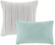 Olliix by 510 Design Tinsley Seafoam/Grey California King 8 Piece Comforter Set-2