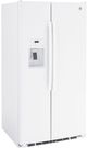 GE® 36" 25.3 Cu. Ft. White Side-by-Side Refrigerator-2