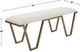 Uttermost® Farrah Antique Gold Leaf/White Bench-2