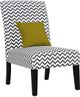 Kwality Imports Sharon Gray Accent Chair-1