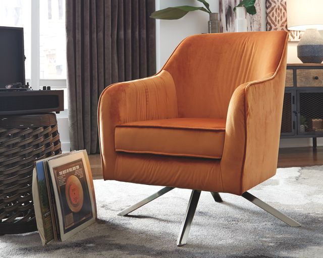 Signature Design by Ashley® Hangar Orange Accent Chair-2