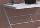 Monarch Specialties Inc. 48"L White and Silver Metal Computer Desk-1