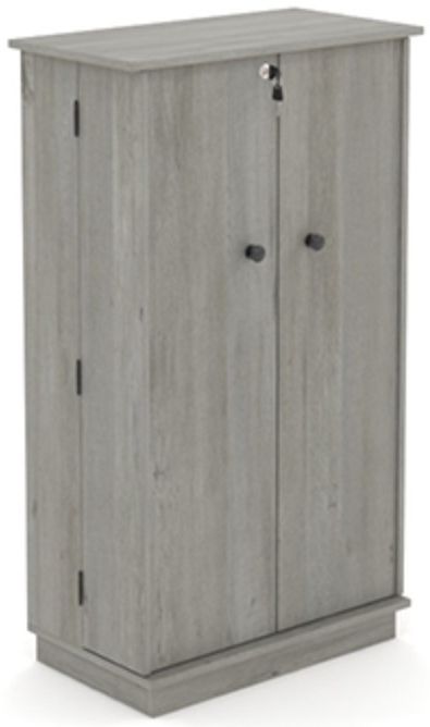 Sauder® Sundar Mystic Oak Media Storage Cabinet with Door Lock | Big ...