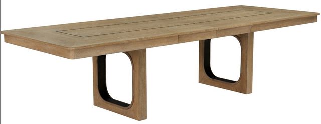 Parker House® Escape 10-Piece Glazed Natural Oak/Mirage Mist Full Dining Set-1