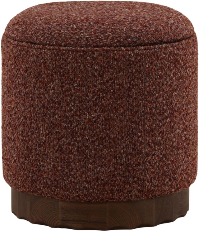Dovetail Furniture Olinda Brown/Rust Storage Stool-0