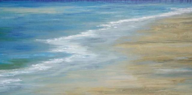 StyleCraft Beige/Blue/Gray Wall Art-1