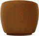 TOV Furniture Jordan Cognac Velvet Swivel Accent Chair-5