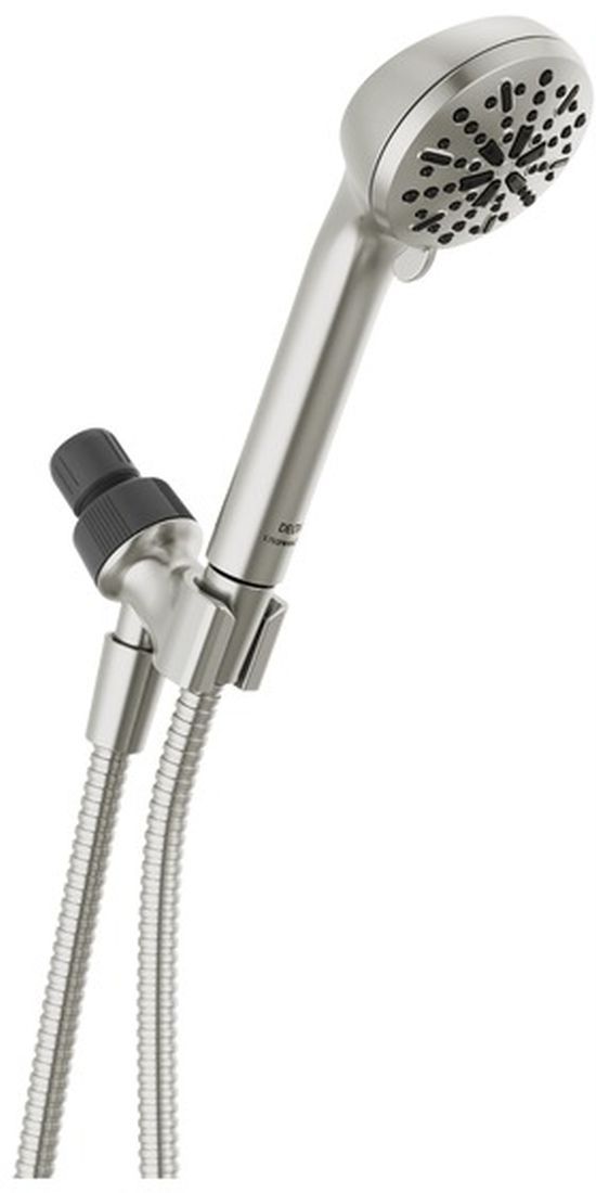 Delta Universal Showering Components Spotshield Brushed Nickel 4-Spray Setting Hand Shower-0