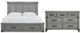 Signature Design by Ashley® Russelyn 2-Piece Gray California King Storage Bed Set-0