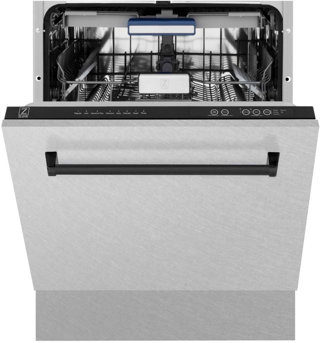 ZLINE Autograph Edition 24" Satin Stainless Steel Built In Dishwasher-1