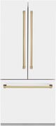 ZLINE Autograph Edition 36" 19.6 Cu. Ft. White Matte Built-In French Door Refrigerator-0
