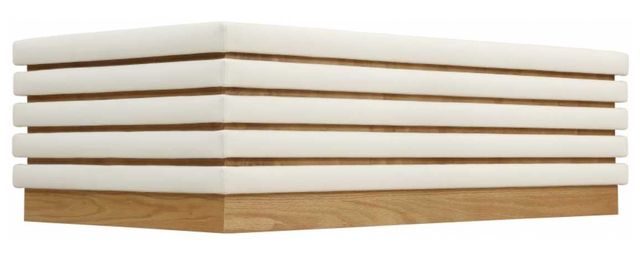 Meridian Furniture Rory Cream/Natural Rectangular Coffee Table-2