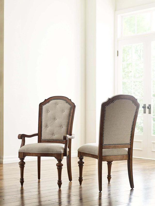 American Drew® Berkshire Diamond Warm Cognac Arm Chair-1