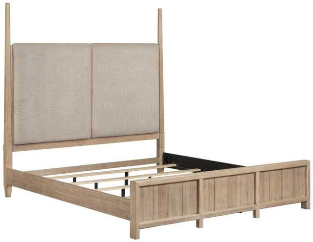 Liberty Furniture Proximity Place 4-Piece Barley/Barley Buff King Poster Bedroom Set-2