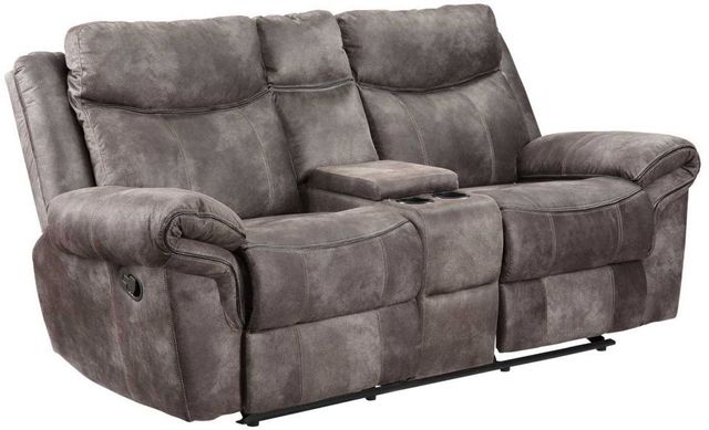 Steve Silver Co. Nashville Gray Manual Reclining Loveseat