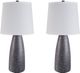Signature Design by Ashley® Shavontae Gray Poly Table Lamp-1