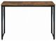 ACME Furniture Zaidin Weathered Oak 47" Writing Desk with Black Base-1