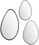 Crestview Collection Stockport 3-Piece Black Mirror Set-0