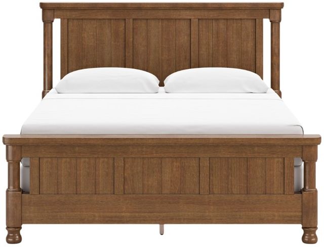 Signature Design by Ashley® Chadworth Brown King Poster Bed-2