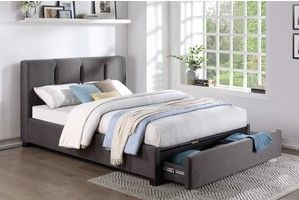 Mazin Furniture Aitana Graphite Full Platform Bed-3